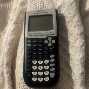 Texas Instruments TI-84 Plus graphing calculator EUC but missing battery cover